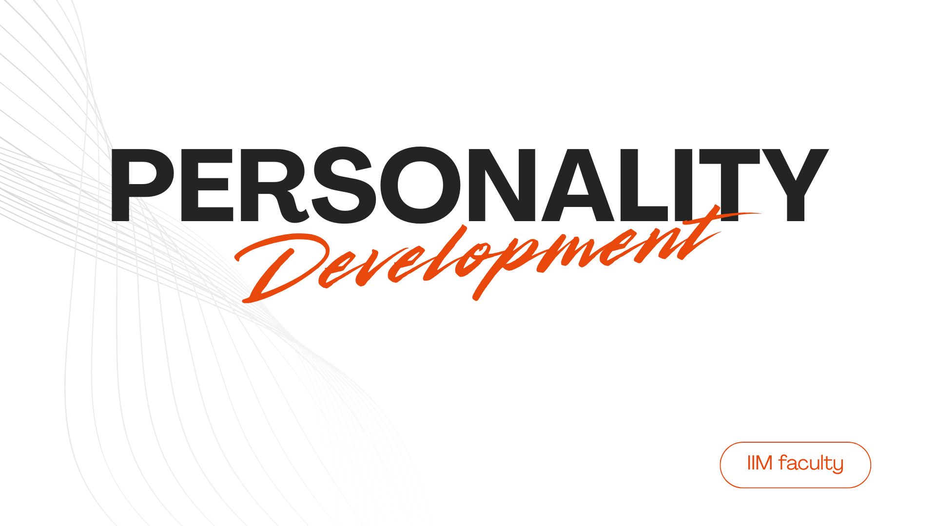 Personality Development